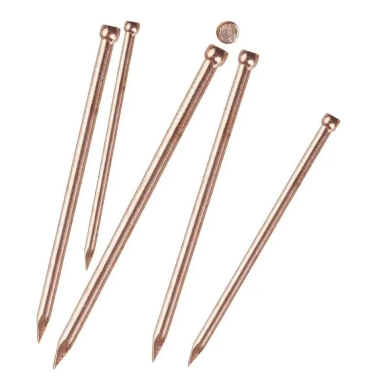 Гвозди финишные латунь