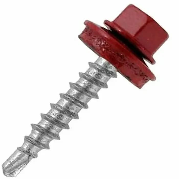 Кровельный саморез красный