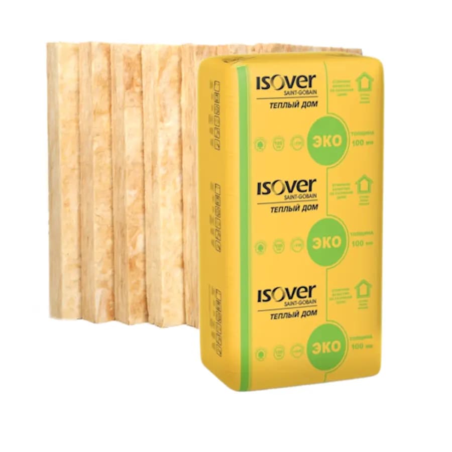 Isover Теплый дом (610х1170х100мм) уп/7шт 5м²
